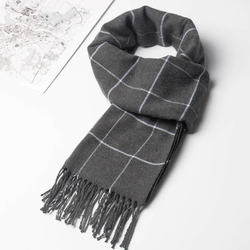 2023 New Winter Men Scarf Keep - Cashmere Scarf ulasan dan harga