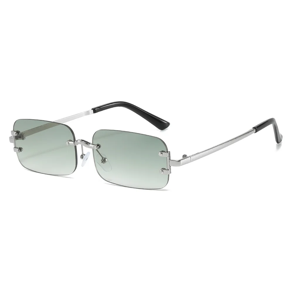 Rimless Square Sunglasses Wome - Designer Sunglasses ulasan dan harga