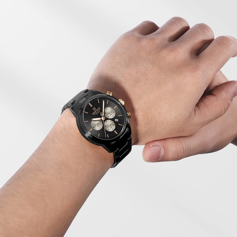 NAVIFORCE Men Quartz Chronogra - Luxury Watch Men ulasan dan harga