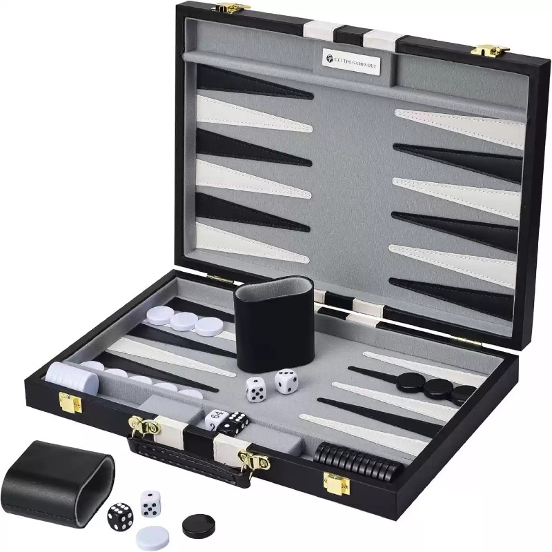 11 Inch PU Leather Chess Set B - Luxury Gift Set ulasan dan harga