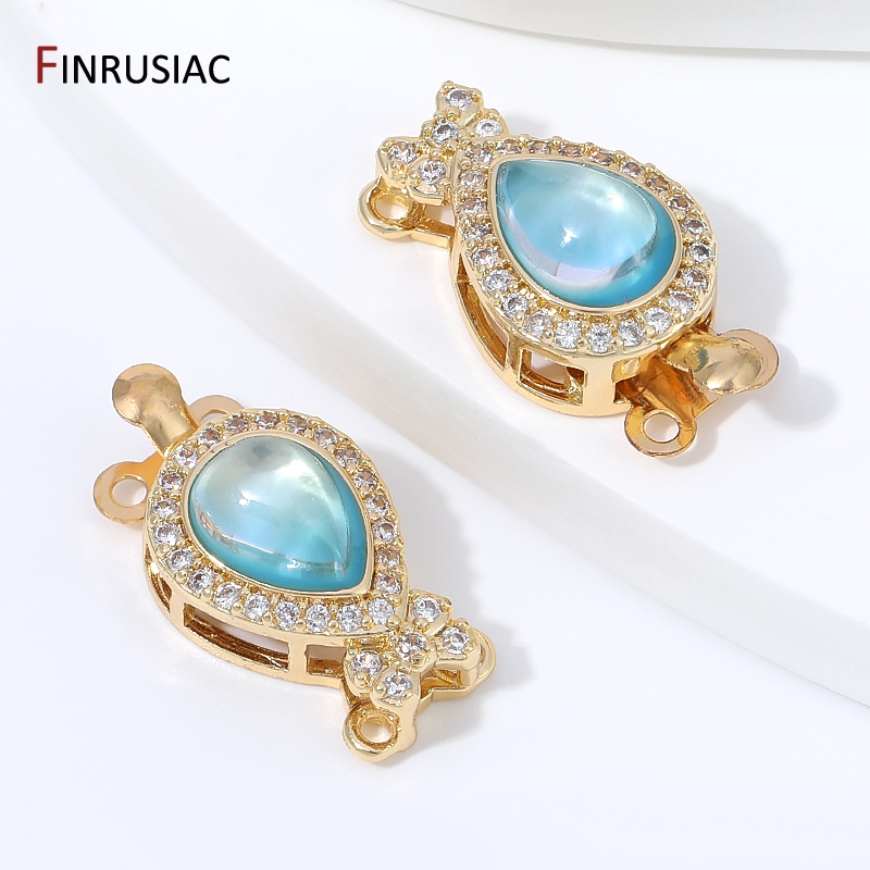 18K Gold Plated Brass Pear Opa - Gold Plated Jewelry ulasan dan harga
