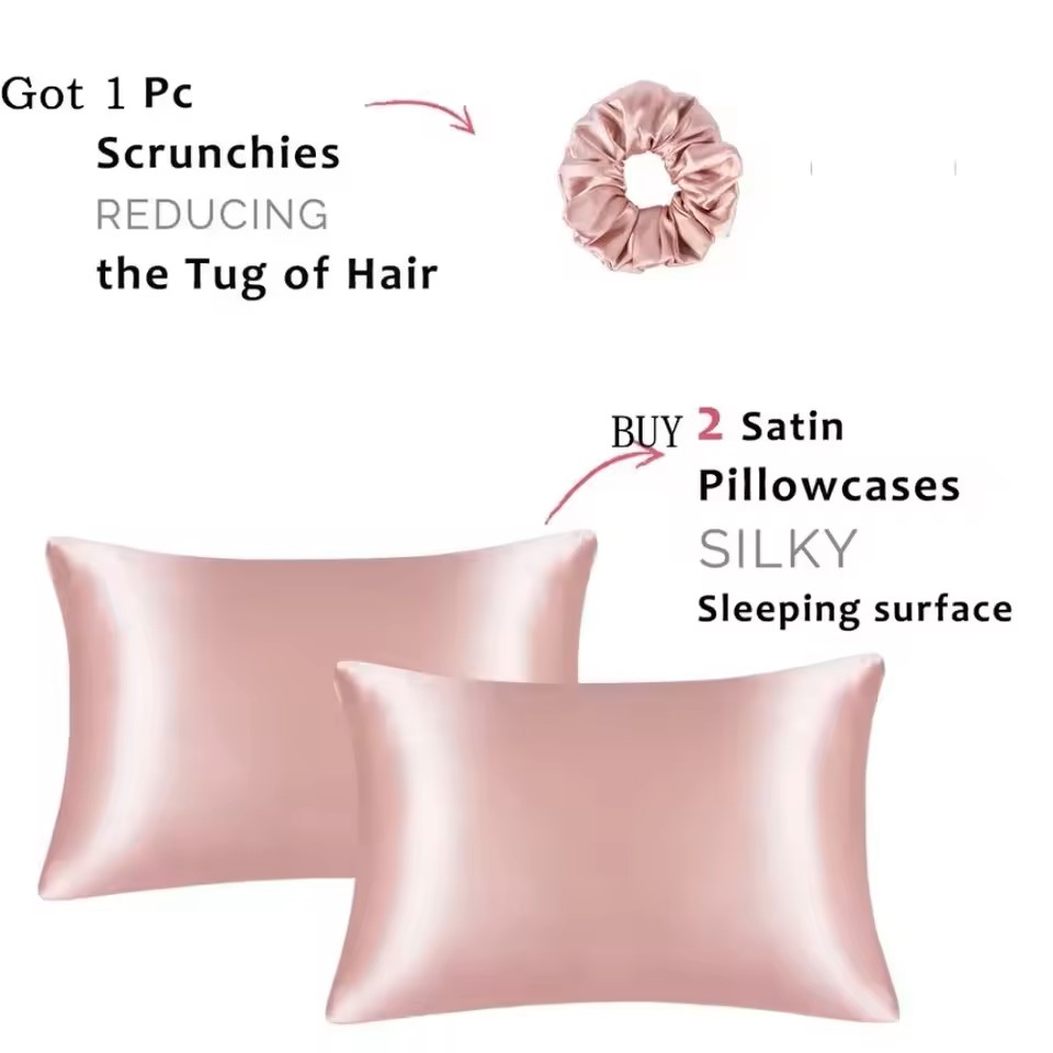 Kuup 1pcs Pillowcase Pillow Co - Silk Pillowcase ulasan dan harga
