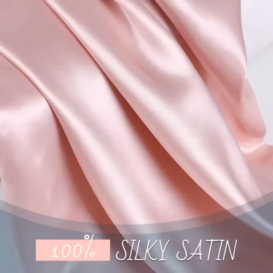 Kuup 1pcs Pillowcase Pillow Co - Silk Pillowcase ulasan dan harga