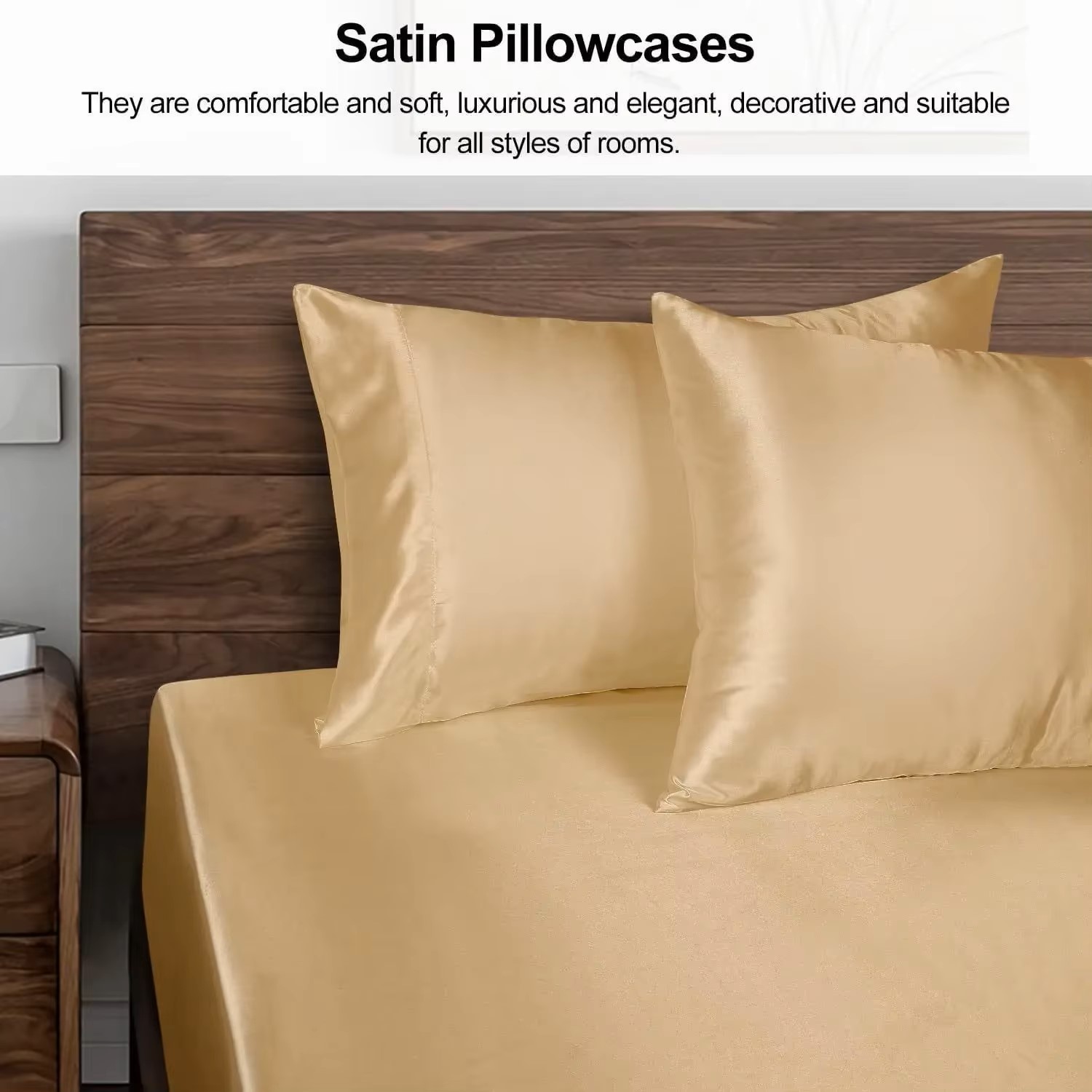 1PC Satin Pillowcase for Hair  - Silk Pillowcase ulasan dan harga