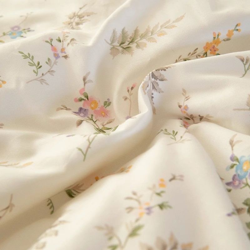 INS Fresh Pastoral Floral Bedd - Silk Pillowcase ulasan dan harga