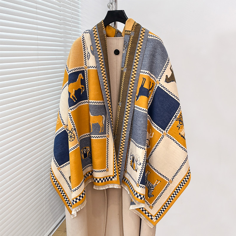 Luxury Warm Poncho Cashmere Wi - Cashmere Scarf ulasan dan harga