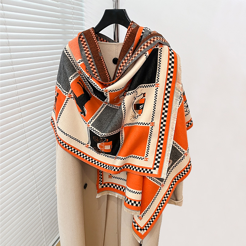 Luxury Warm Poncho Cashmere Wi - Cashmere Scarf ulasan dan harga